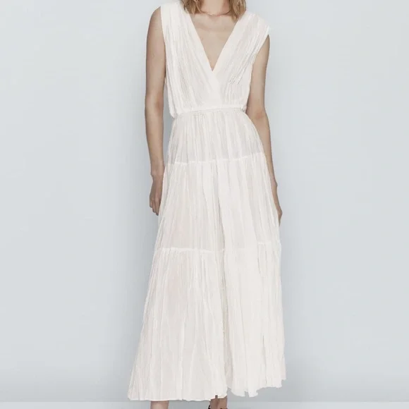 Massimo Dutti | Dresses | Massimo Dutti Pleated Dress With